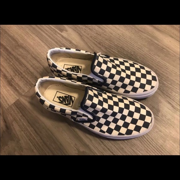 checkered vans size 6.5